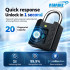 SmartX Tuya SX-PL705 Bluetooth Smart Padlock Fingerprint, Passcode, App and Mechanical Key Unlock